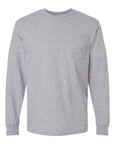 Gildan Unisex Ultra Cotton® Long Sleeve Pocket T-Shirt 2410