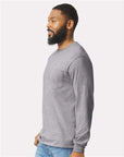 Gildan Unisex Ultra Cotton® Long Sleeve Pocket T-Shirt 2410