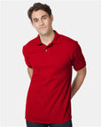Hanes Men's EcoSmart® Jersey Polo 054X