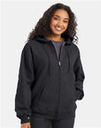 Hanes Unisex Ultimate Cotton® Full-Zip Hooded Sweatshirt F280