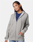 Hanes Unisex EcoSmart® Full-Zip Hooded Sweatshirt P180