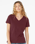 BELLA + CANVAS Women’s Relaxed Jersey V-Neck Tee 6405