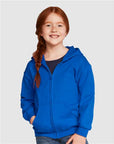Gildan Youth Heavy Blend™ Full-Zip Hooded Sweatshirt 18600B