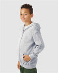 Gildan Youth Heavy Blend™ Full-Zip Hooded Sweatshirt 18600B