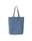 Liberty Bags Cotton Denim Gusseted Tote Bag 7761A