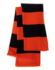 Sportsman Rugby-Striped Knit Scarf SP02