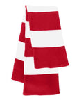 Sportsman Rugby-Striped Knit Scarf SP02