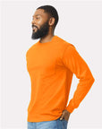 Gildan Unisex Ultra Cotton® Long Sleeve Pocket T-Shirt 2410