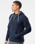 Independent Trading Co. Unisex Lightweight Full-Zip Hooded Sweatshirt AFX90UNZ
