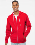 Independent Trading Co. Unisex Lightweight Full-Zip Hooded Sweatshirt AFX90UNZ