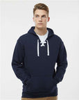 J. America Men's Sport Lace Hooded Sweatshirt 8830