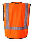 Kishigo Unisex Economy Single Pocket Hook-and-Loop Mesh Vest 1193-1194