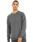 BELLA + CANVAS Unisex Sponge Fleece Raglan Crewneck Sweatshirt 3901