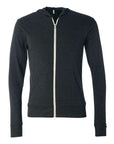 BELLA + CANVAS Unisex Triblend Lightweight Full-Zip Hooded Long Sleeve Tee 3939