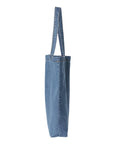 Liberty Bags Cotton Denim Gusseted Tote Bag 7761A