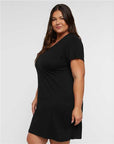 LAT Women's Fine Jersey V-Neck Coverup 3522