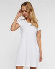 LAT Women's Fine Jersey V-Neck Coverup 3522