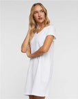 LAT Women's Fine Jersey V-Neck Coverup 3522