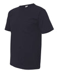 Bayside Unisex USA-Made Midweight Pocket T-Shirt 5070