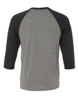 BELLA + CANVAS Unisex Three-Quarter Sleeve Baseball Tee 3200