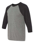 BELLA + CANVAS Unisex Three-Quarter Sleeve Baseball Tee 3200