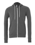 BELLA + CANVAS Unisex Sponge Fleece Full-Zip Hoodie Sweatshirt 3739