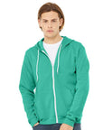 BELLA + CANVAS Unisex Sponge Fleece Full-Zip Hoodie Sweatshirt 3739
