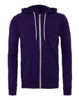 BELLA + CANVAS Unisex Sponge Fleece Full-Zip Hoodie Sweatshirt 3739