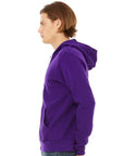 BELLA + CANVAS Unisex Sponge Fleece Full-Zip Hoodie Sweatshirt 3739