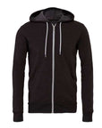 BELLA + CANVAS Unisex Sponge Fleece Full-Zip Hoodie Sweatshirt 3739