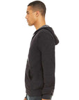 BELLA + CANVAS Unisex Sponge Fleece Full-Zip Hoodie Sweatshirt 3739