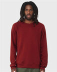 BELLA + CANVAS Unisex Sponge Fleece Raglan Crewneck Sweatshirt 3901