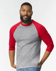 Gildan Unisex Heavy Cotton™ Raglan Three-Quarter Sleeve T-Shirt 5700