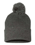 Sportsman 12" Pom-Pom Cuffed Beanie SP15