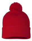 Sportsman 12" Pom-Pom Cuffed Beanie SP15
