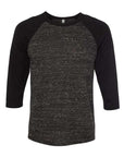 BELLA + CANVAS Unisex Three-Quarter Sleeve Baseball Tee 3200