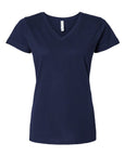 LAT Women's Fine Jersey V-Neck Tee 3507