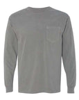 Comfort Colors Unisex Garment-Dyed Heavyweight Long Sleeve Pocket T-Shirt 4410