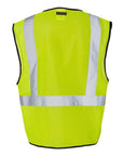 Kishigo Unisex Single Pocket Zipper Mesh Class 2 Vest 1519-1520