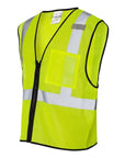 Kishigo Unisex Single Pocket Zipper Mesh Class 2 Vest 1519-1520