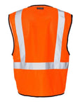 Kishigo Unisex Single Pocket Zipper Mesh Class 2 Vest 1519-1520