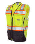 Kishigo Unisex Premium Black Series® Black Bottom Class 2 Vest 1515-1516