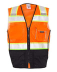 Kishigo Unisex Premium Black Series® Black Bottom Class 2 Vest 1515-1516