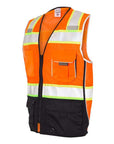 Kishigo Unisex Premium Black Series® Black Bottom Class 2 Vest 1515-1516