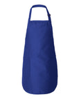 Q-Tees Full-Length Apron with Pockets Q4350