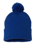 Sportsman 12" Pom-Pom Cuffed Beanie SP15
