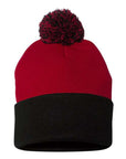 Sportsman 12" Pom-Pom Cuffed Beanie SP15