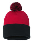 Sportsman 12" Pom-Pom Cuffed Beanie SP15