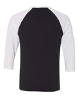 BELLA + CANVAS Unisex Three-Quarter Sleeve Baseball Tee 3200