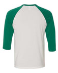 BELLA + CANVAS Unisex Three-Quarter Sleeve Baseball Tee 3200
